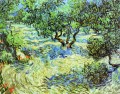 Olive Grove Bright Blue Sky Vincent van Gogh